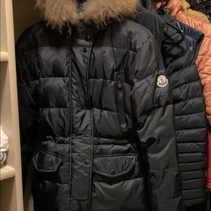 COPY - Moncler long coat with fur